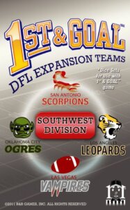 1st & Goal: Southwest Division board game cover