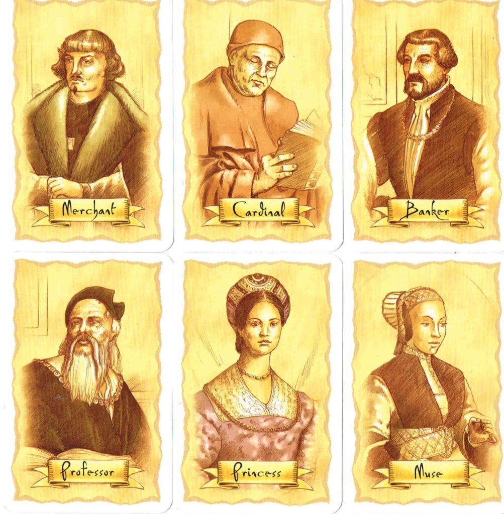 The Princes of Florence: The Muse and the Princess board game cover