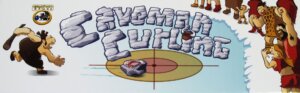 Caveman Curling board game cover
