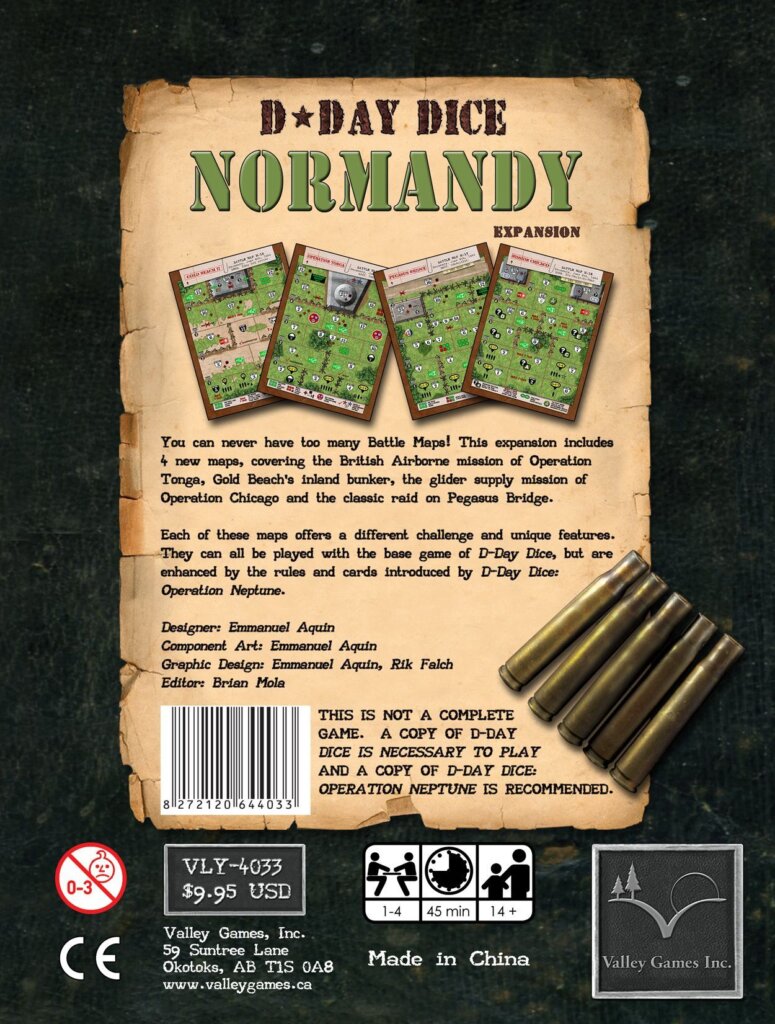 D-Day Dice: Normandy board game cover
