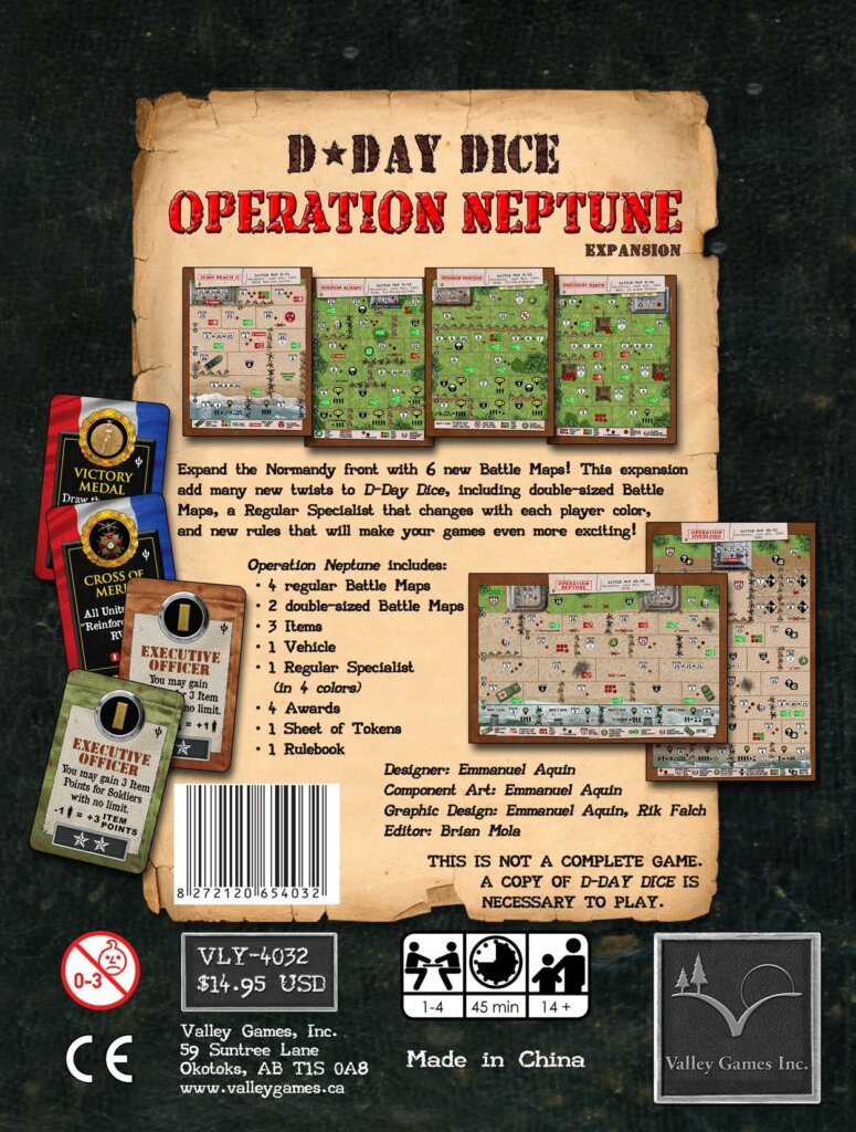 D-Day Dice: Operation Neptune board game cover