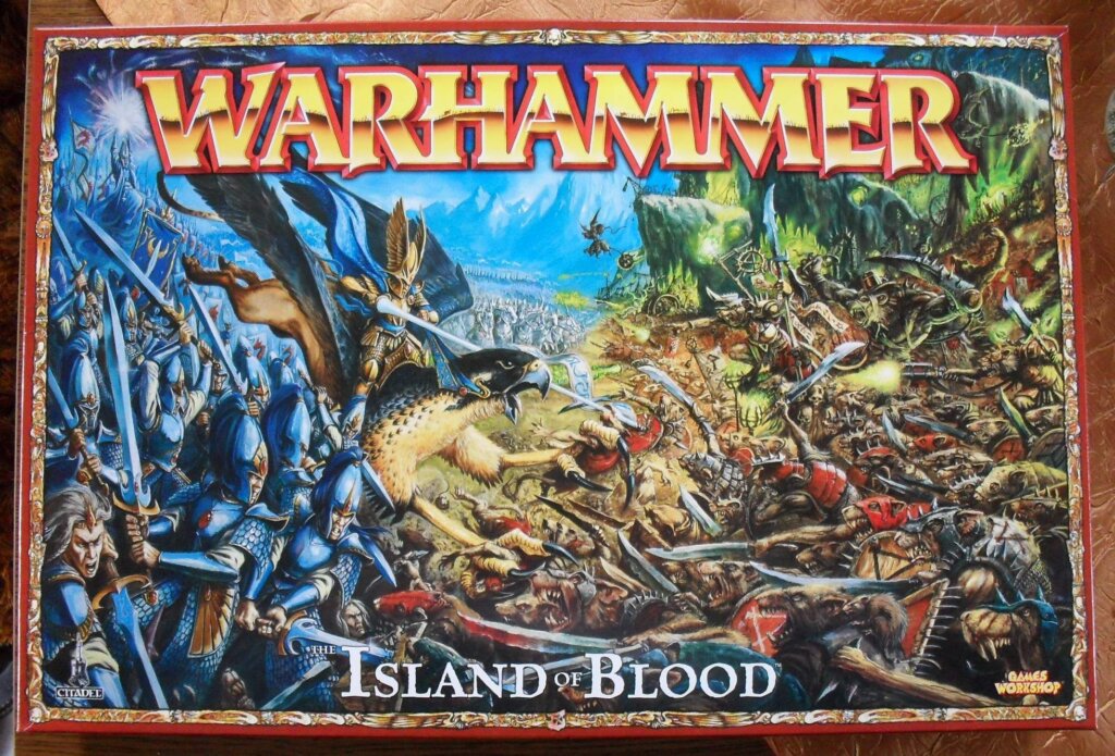Warhammer: The Island of Blood board game cover