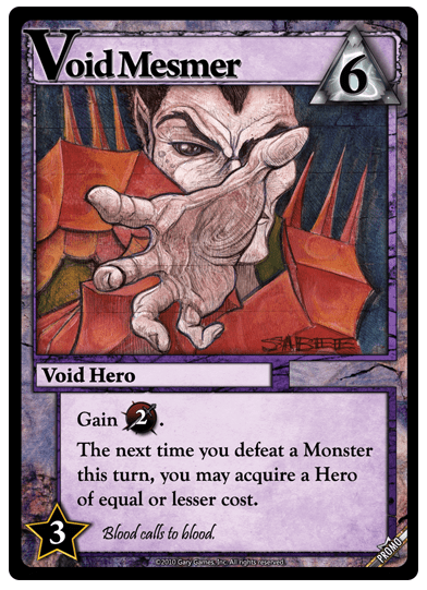 Ascension: Chronicle of the Godslayer – Void Mesmer Promo board game cover