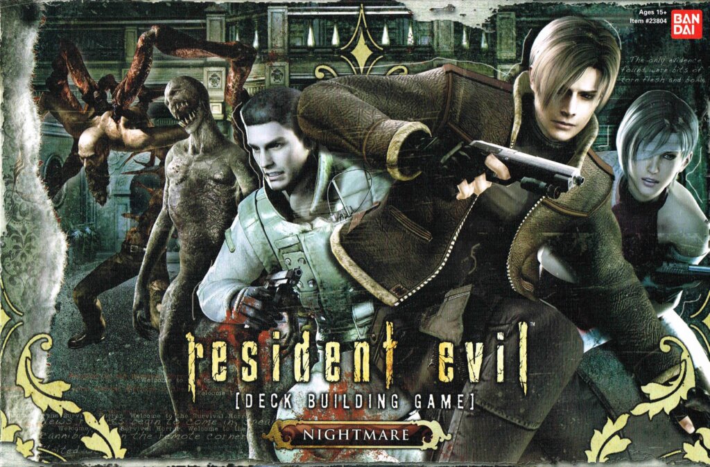 Resident Evil Deck Building Game: Nightmare board game cover