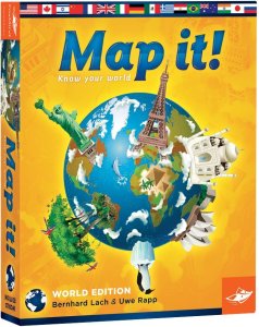 Map It! World Edition board game cover