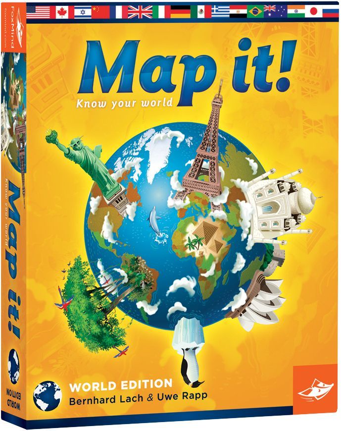 Map It! World Edition board game cover