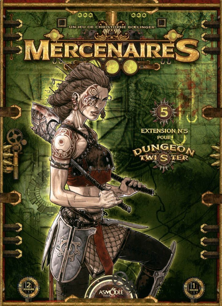 Dungeon Twister: Mercenaries board game cover