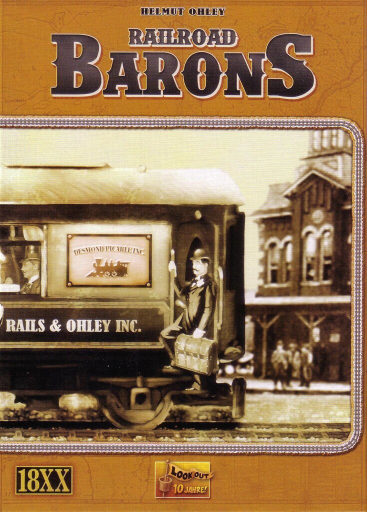 Railroad Barons board game cover