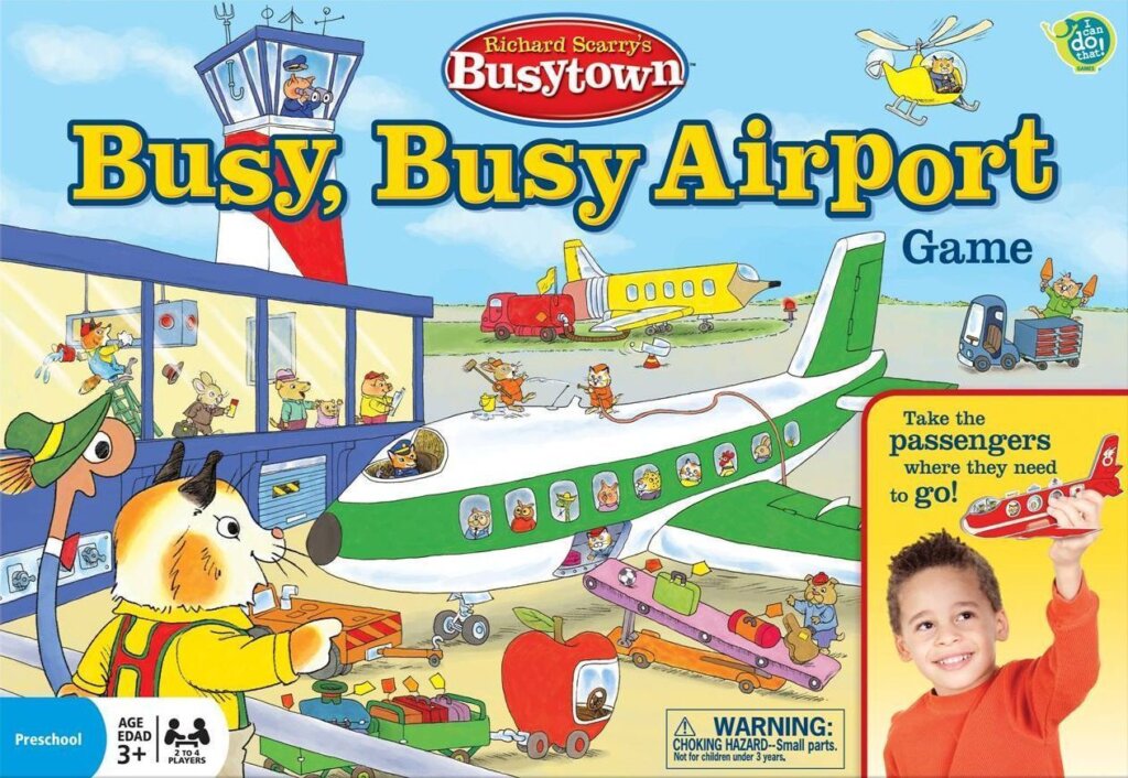 Richard Scarry’s Busytown: Busy, Busy Airport Game board game cover