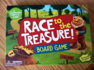 Race to the Treasure! board game cover