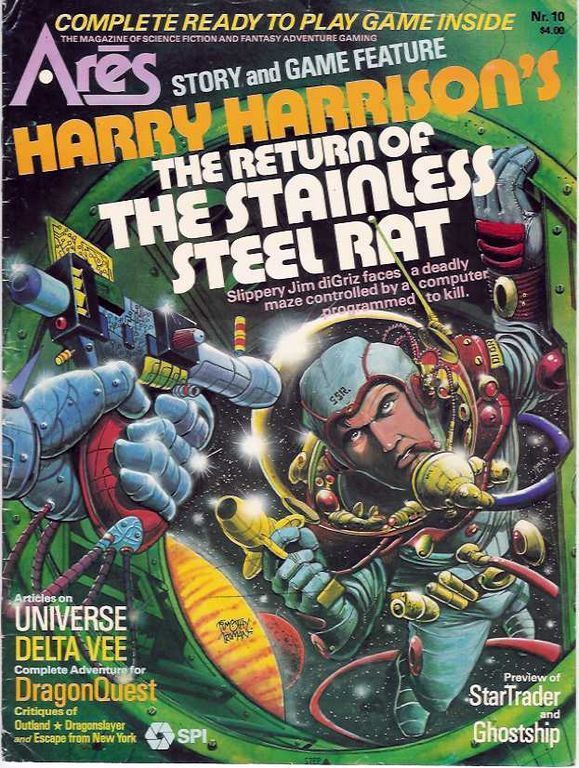 The Return of the Stainless Steel Rat board game cover