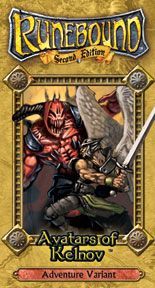 Runebound: Avatars of Kelnov board game cover