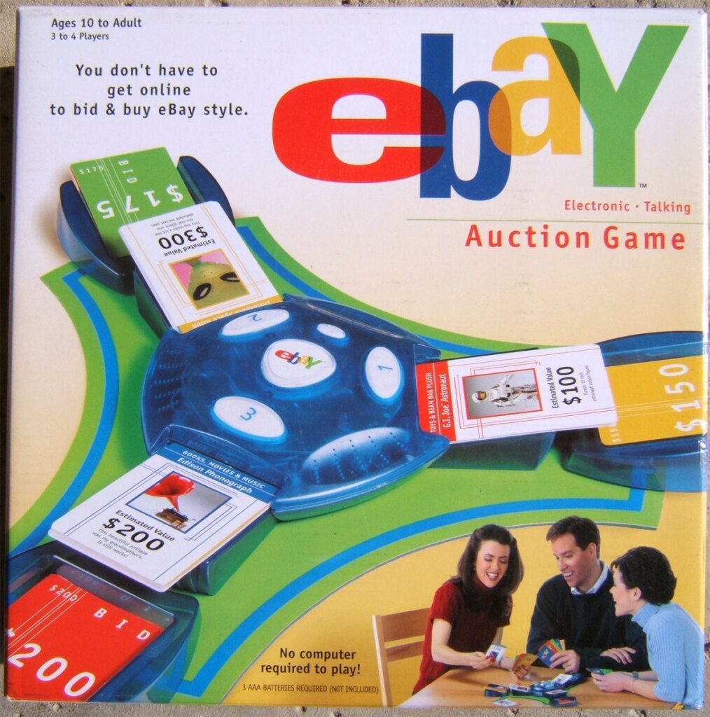 eBay Electronic Talking Auction Game board game cover