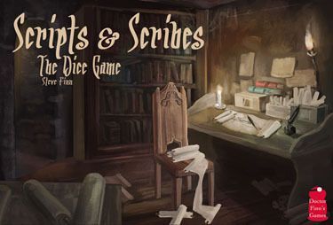 Scripts and Scribes: The Dice Game board game cover
