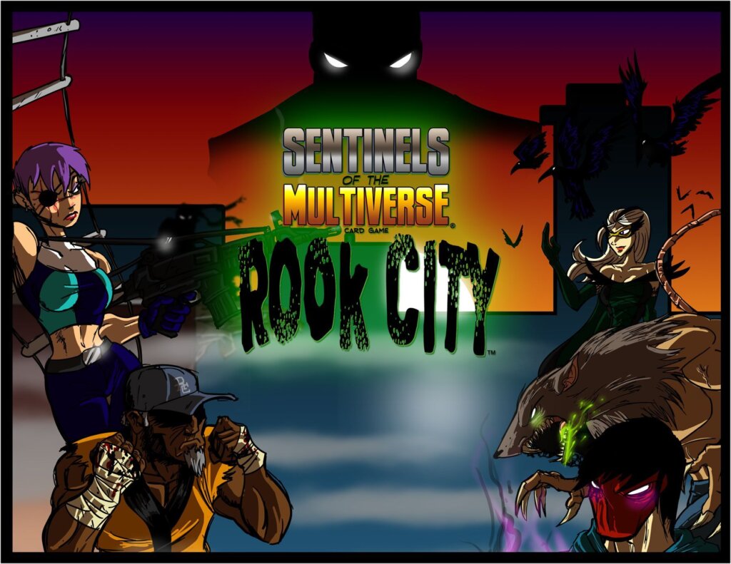 Sentinels of the Multiverse: Rook City board game cover