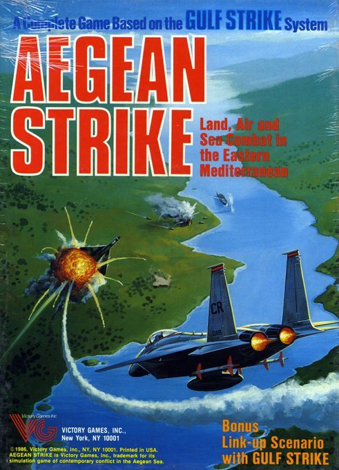 Aegean Strike: Land, Air, and Sea Combat in the Eastern Mediterranean board game cover