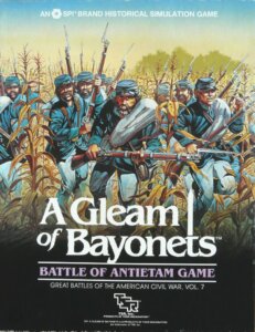 A Gleam of Bayonets: The Battle of Antietam board game cover