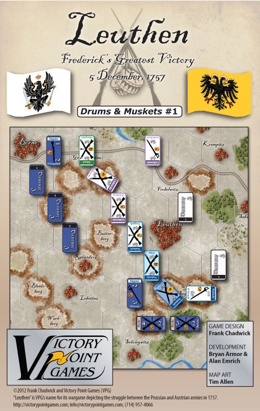 Leuthen: Frederick’s Greatest Victory 5 December, 1757 board game cover