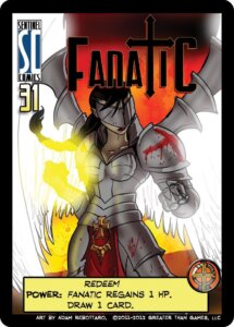 Sentinels of the Multiverse: Redeemer Fanatic Promo Card board game cover