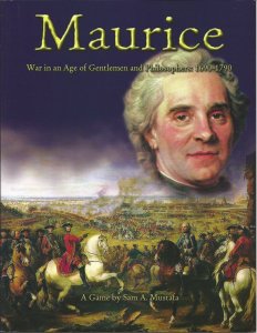 Maurice: War in an Age of Gentlemen and Philosophers – 1690-1790 board game cover