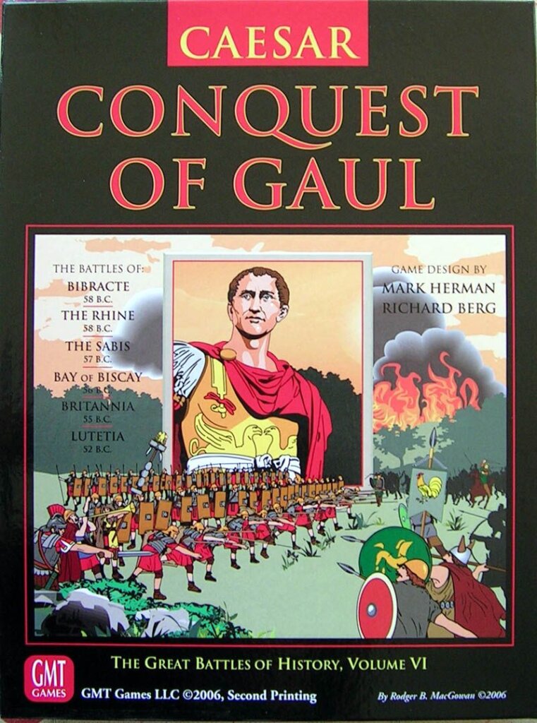 Caesar: Conquest of Gaul board game cover