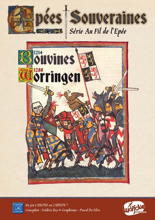 Swords of Sovereignty: Bouvines 1214 – Worringen 1288 board game cover