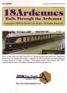 18Ardennes: Rails Through the Ardennes board game cover