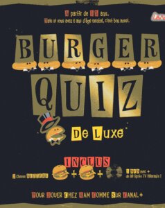 Burger Quiz board game cover