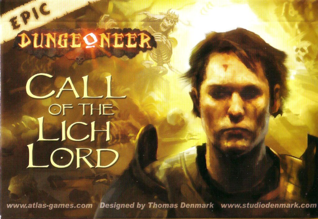 Epic Dungeoneer: Call of the Lich Lord board game cover