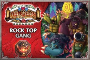 Super Dungeon Explore: Rock Top Gang board game cover