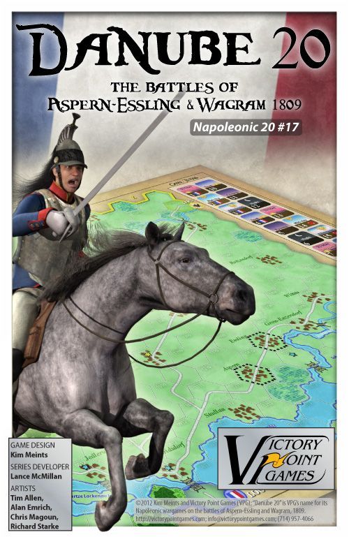 Danube 20: The Battles of Aspern-Essling & Wagram 1809 board game cover