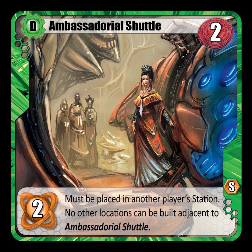 Among the Stars: Ambassadorial Shuttle board game cover