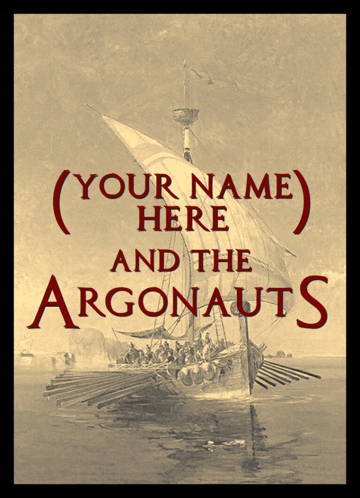 (Your Name Here) and the Argonauts board game cover