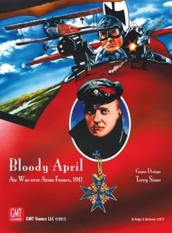 Bloody April, 1917: Air War Over Arras, France board game cover