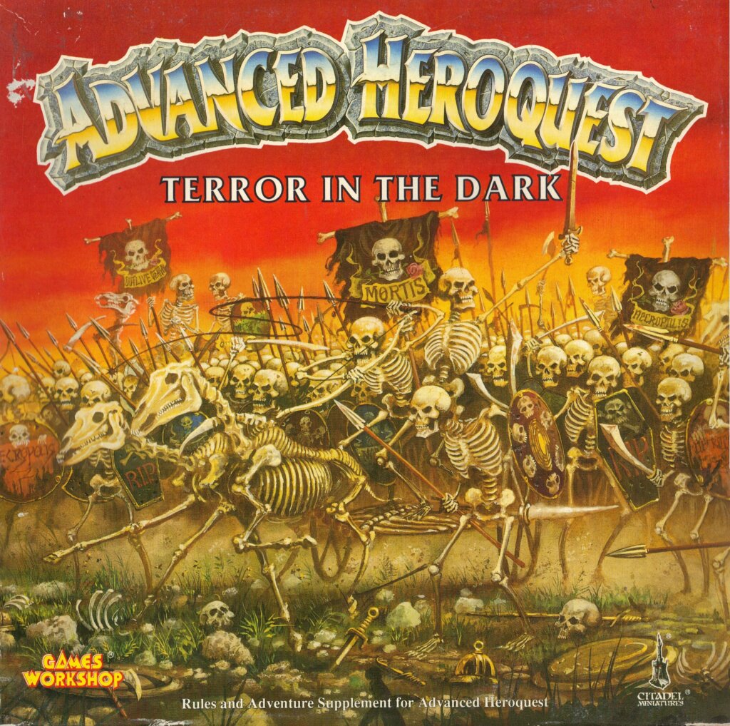 Advanced Heroquest: Terror in the Dark board game cover