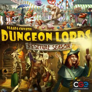 Dungeon Lords: Festival Season board game cover