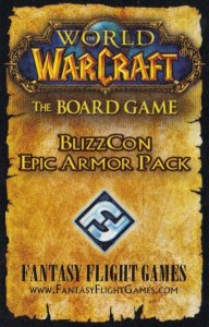 World of Warcraft: The Boardgame – BlizzCon Epic Armor Pack board game cover