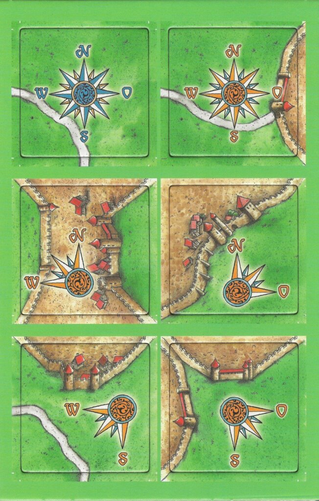 Carcassonne: Die Windrosen board game cover