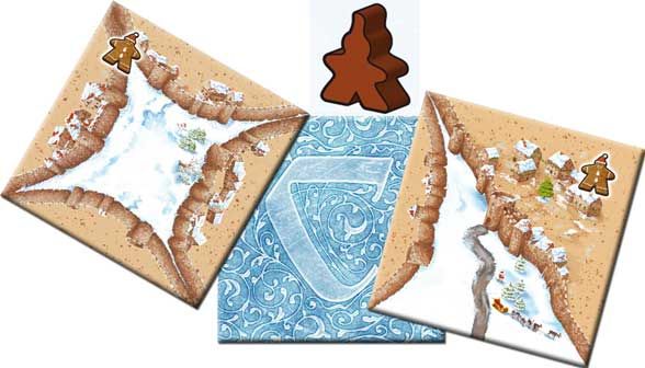Carcassonne: Winter-Edition – Der Lebkuchenmann board game cover