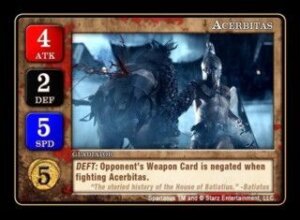 Spartacus: Acerbitas Promo Card board game cover