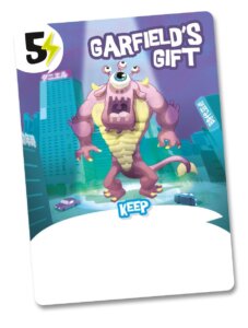 King of Tokyo: Garfield’s Gift Promo Card board game cover