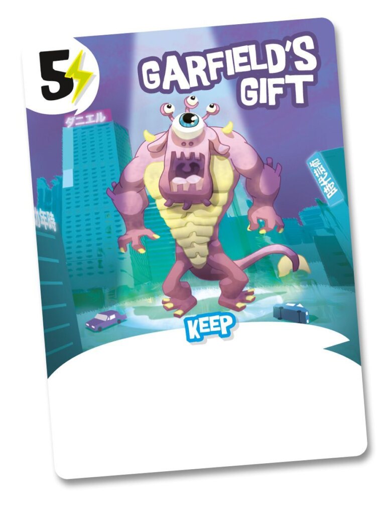 King of Tokyo: Garfield’s Gift Promo Card board game cover