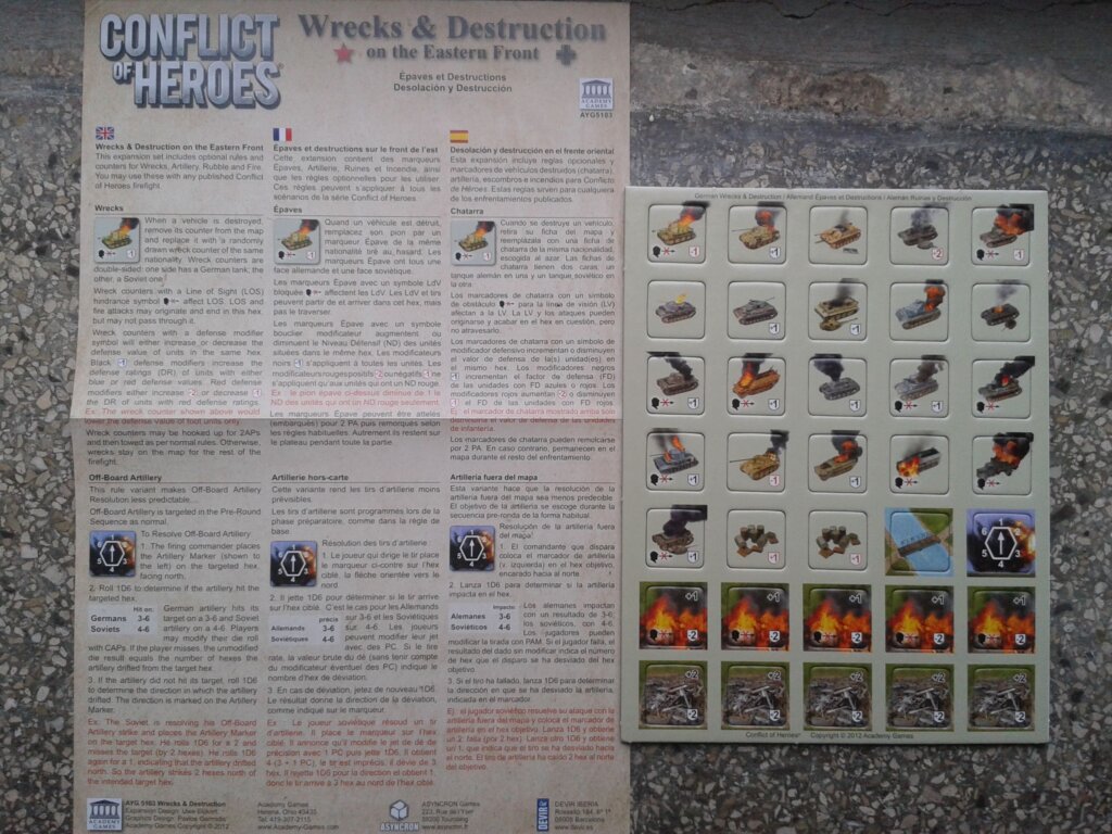 Conflict of Heroes: Wrecks and Destruction on the Eastern Front board game cover