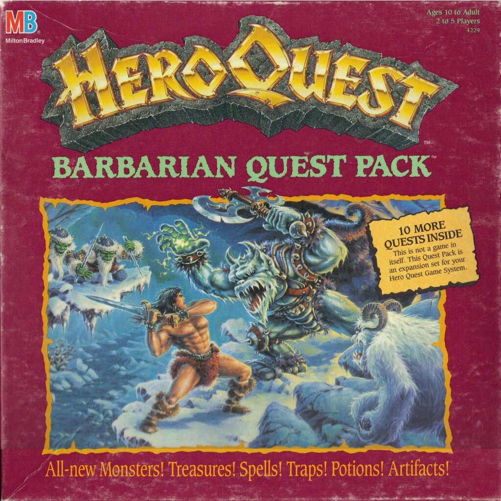 HeroQuest: Barbarian Quest Pack board game cover