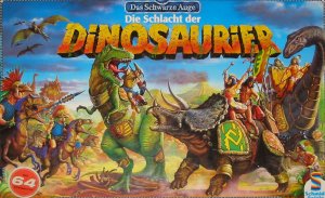 Die Schlacht der Dinosaurier board game cover