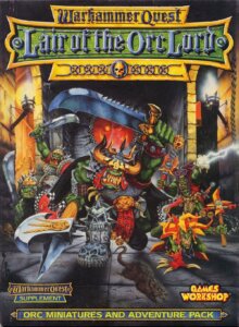 Warhammer Quest: Lair of the Orc Lord board game cover