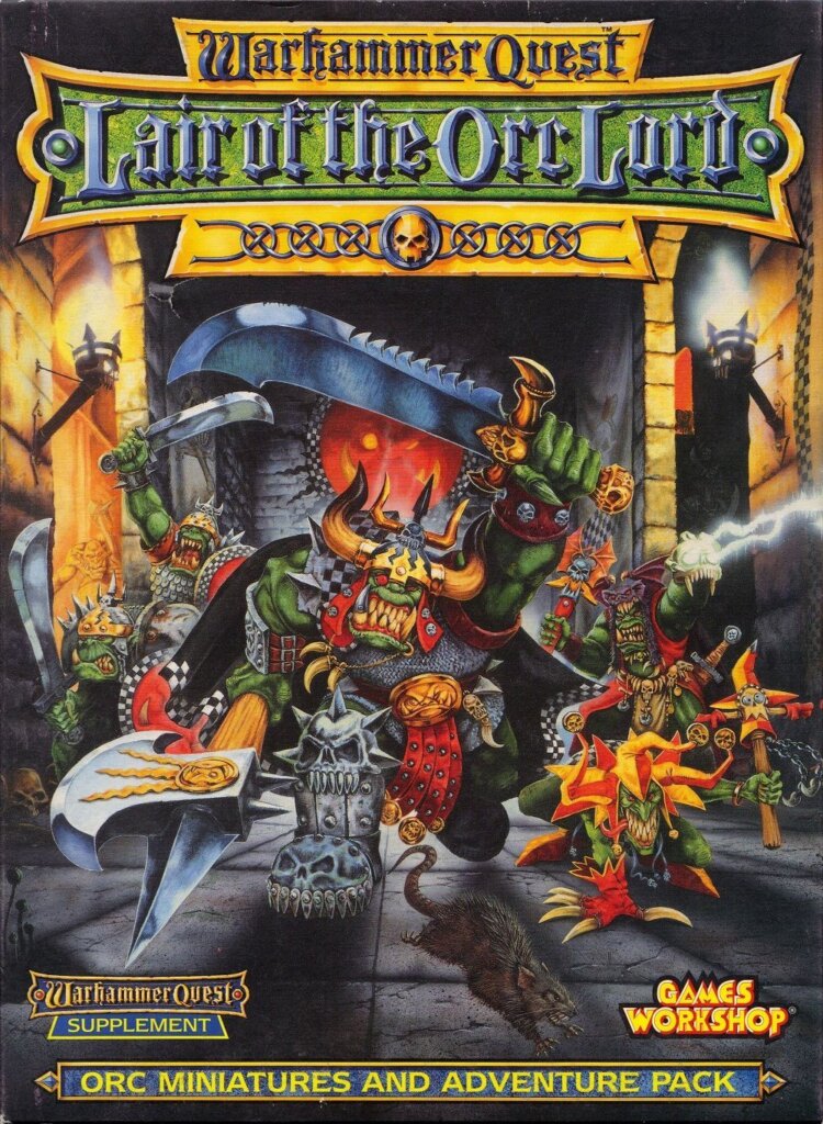 Warhammer Quest: Lair of the Orc Lord board game cover