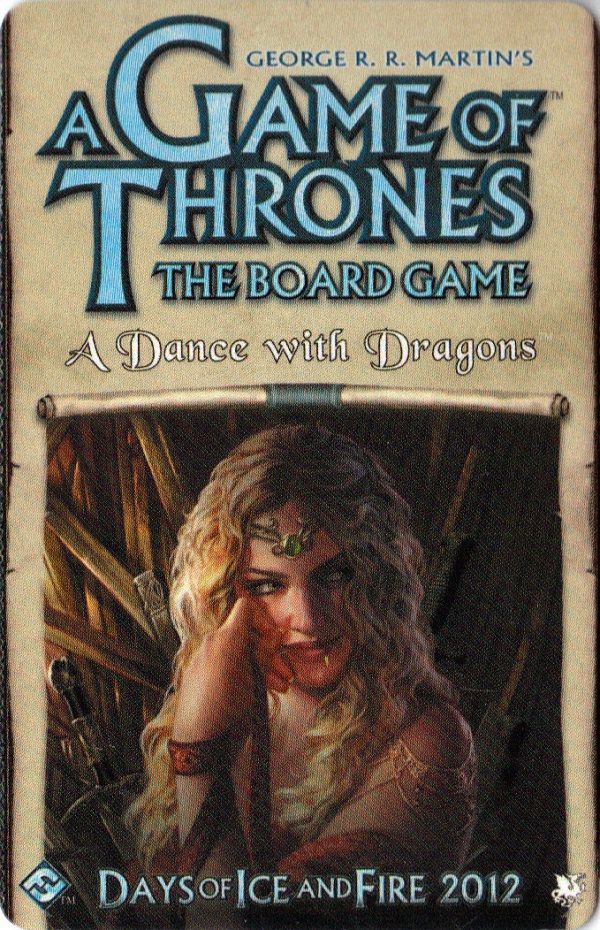 A Game of Thrones: The Board Game (Second Edition) – A Dance with Dragons board game cover