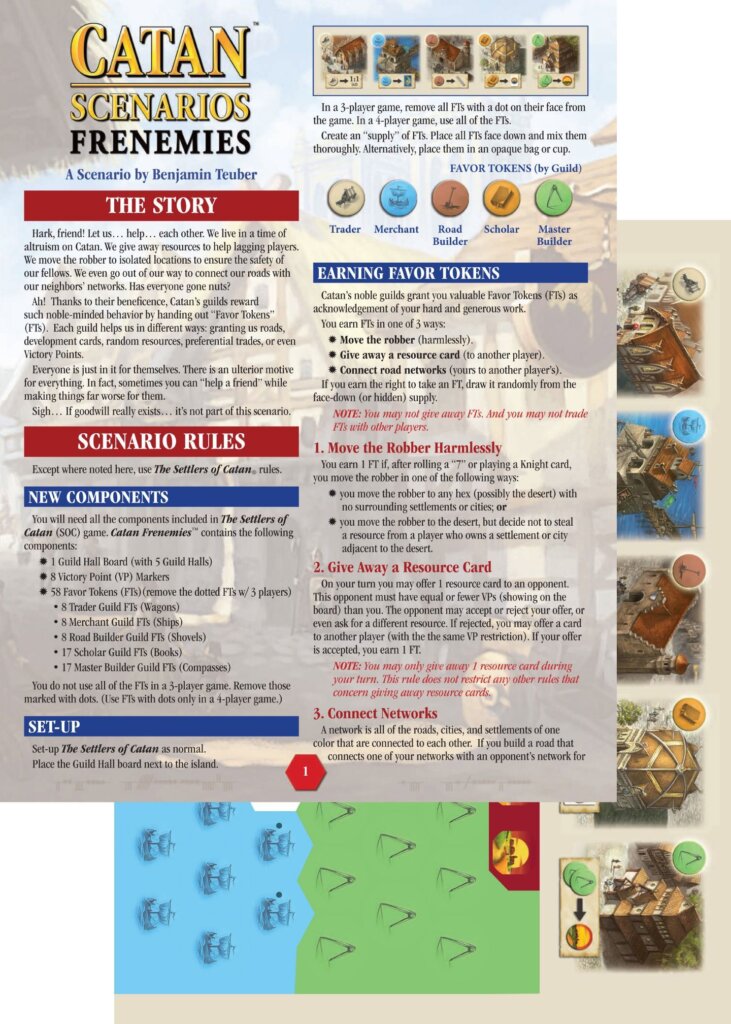 Catan Scenarios: Frenemies board game cover