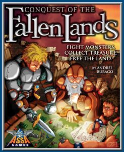 Conquest of the Fallen Lands board game cover